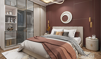 整木定制現(xiàn)代輕奢風(fēng)格與金屬共舞，領(lǐng)略流光