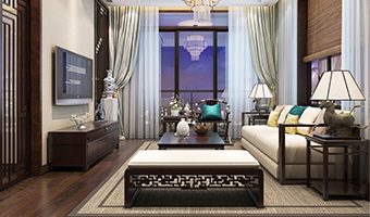 繁華之下，縱享從容、儒雅的新中式居所