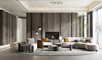 客廳墻面是定制護(hù)墻板還是墻布？