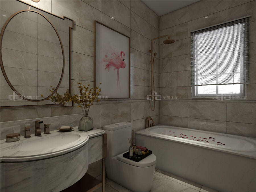 80㎡小戶(hù)型裝修效果圖 法式風(fēng)格整木定制(圖13)