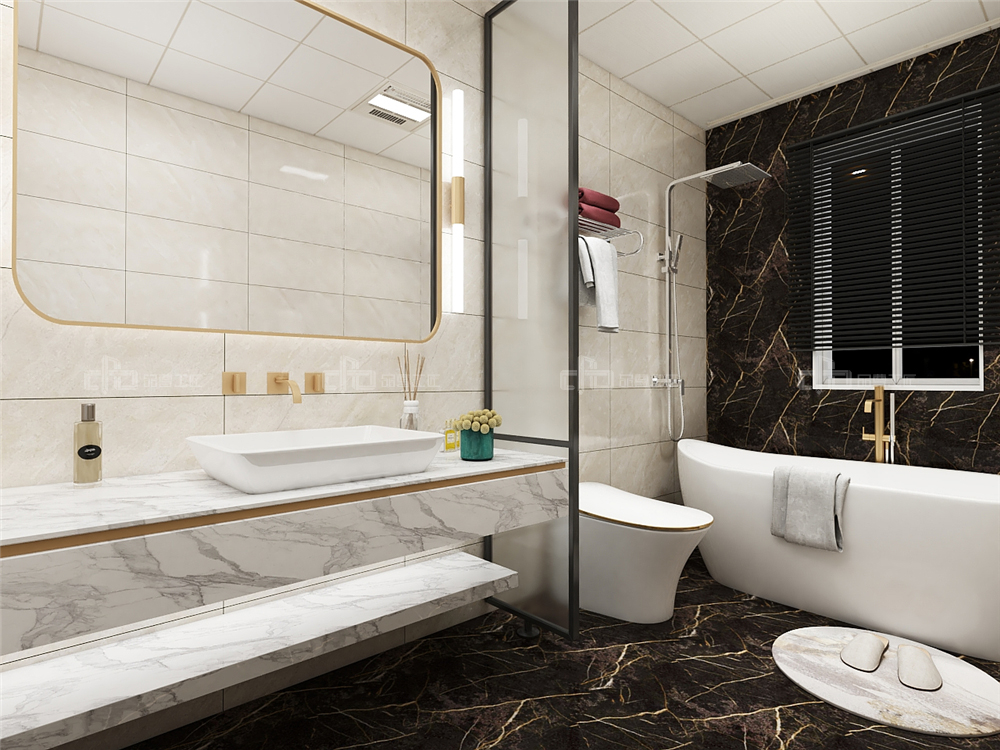 整木定制現(xiàn)代輕奢風(fēng)格與金屬共舞，領(lǐng)略流光歲(圖22)