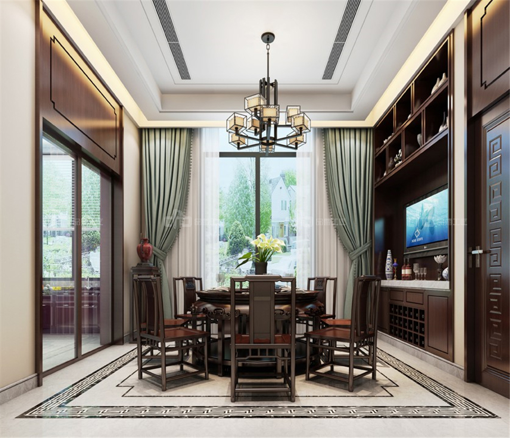 繁華之下，縱享從容、儒雅的新中式居所(圖3)