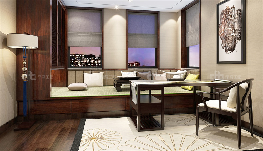 繁華之下，縱享從容、儒雅的新中式居所(圖7)