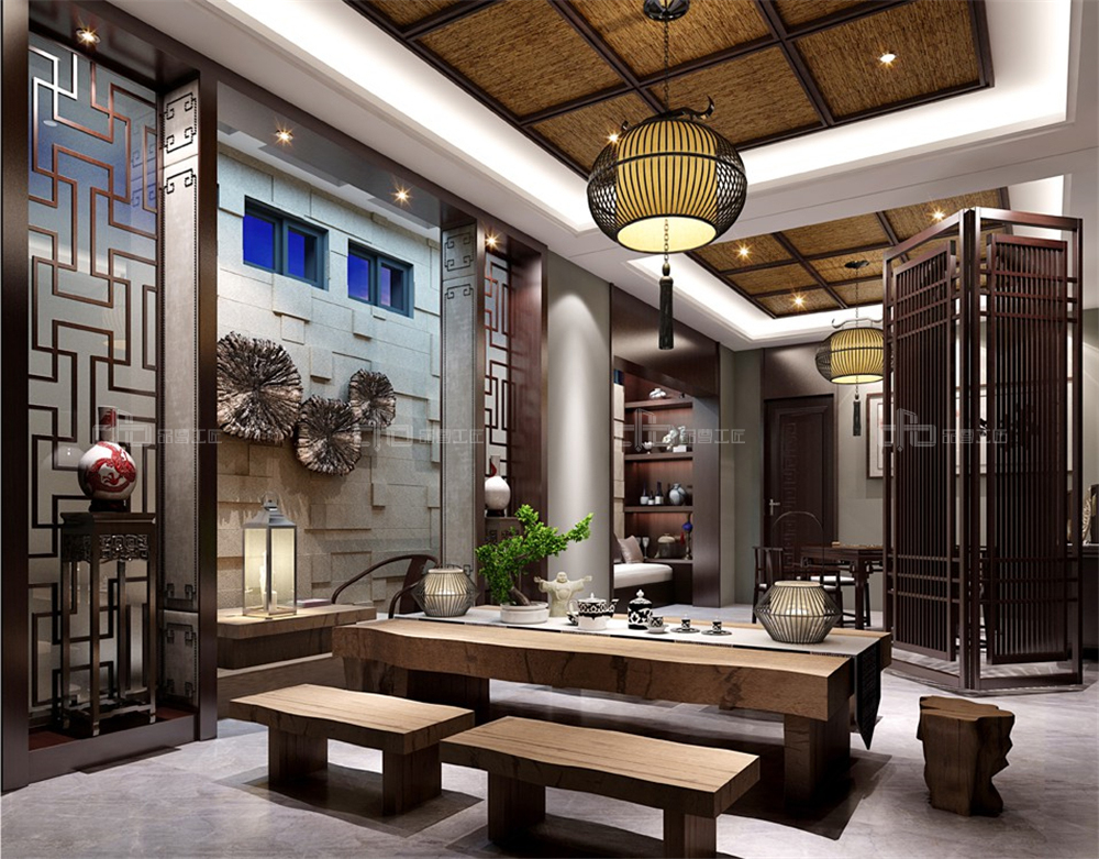 繁華之下，縱享從容、儒雅的新中式居所(圖11)