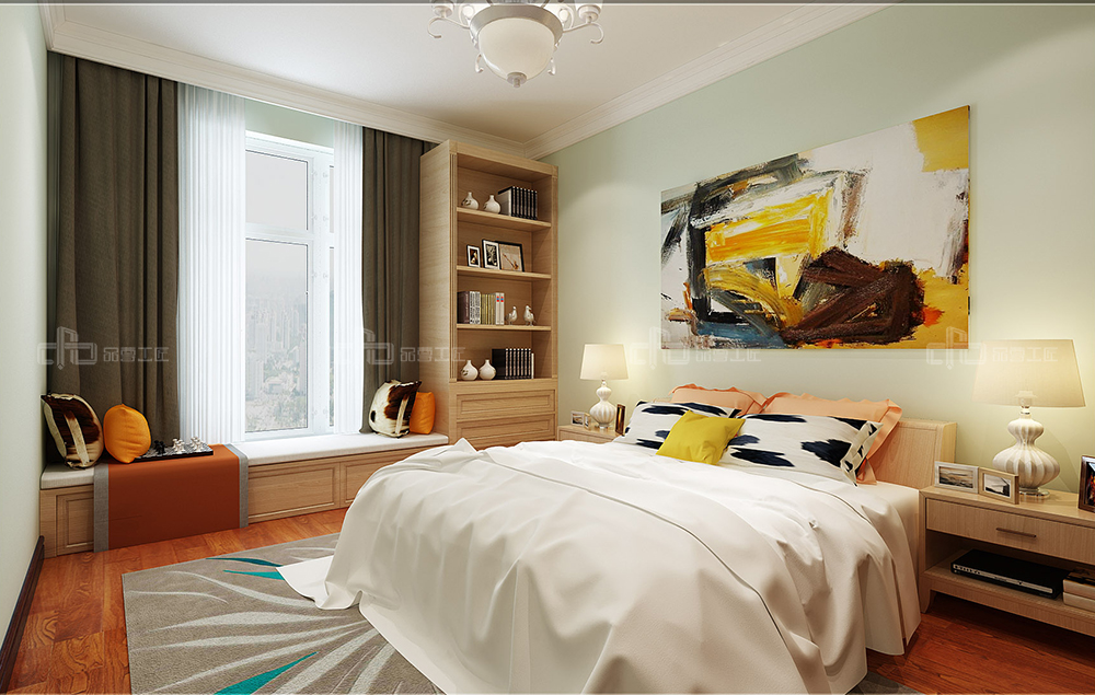 整木定制臥室效果圖，夢生長的花園(圖12)