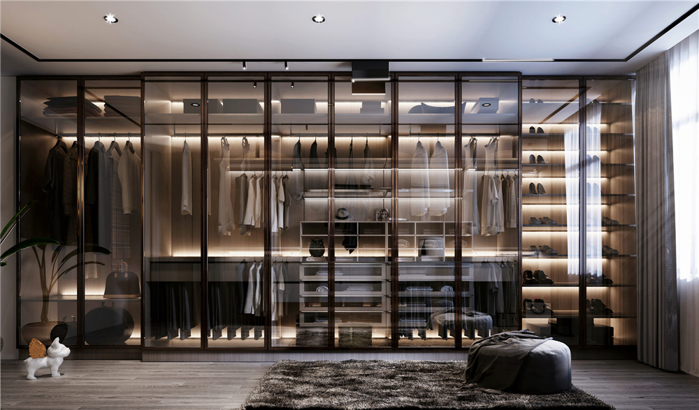 定制衣柜使用玻璃柜門好不好？(圖3)