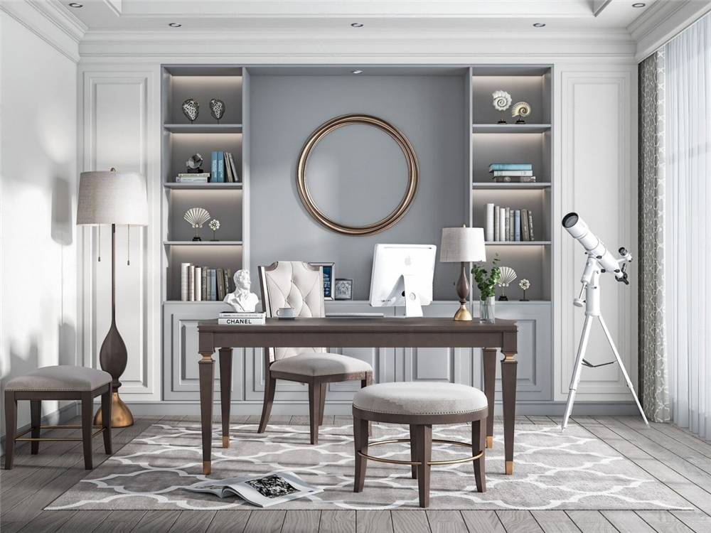 書房家具怎么擺放？書房風(fēng)水禁忌(圖1)