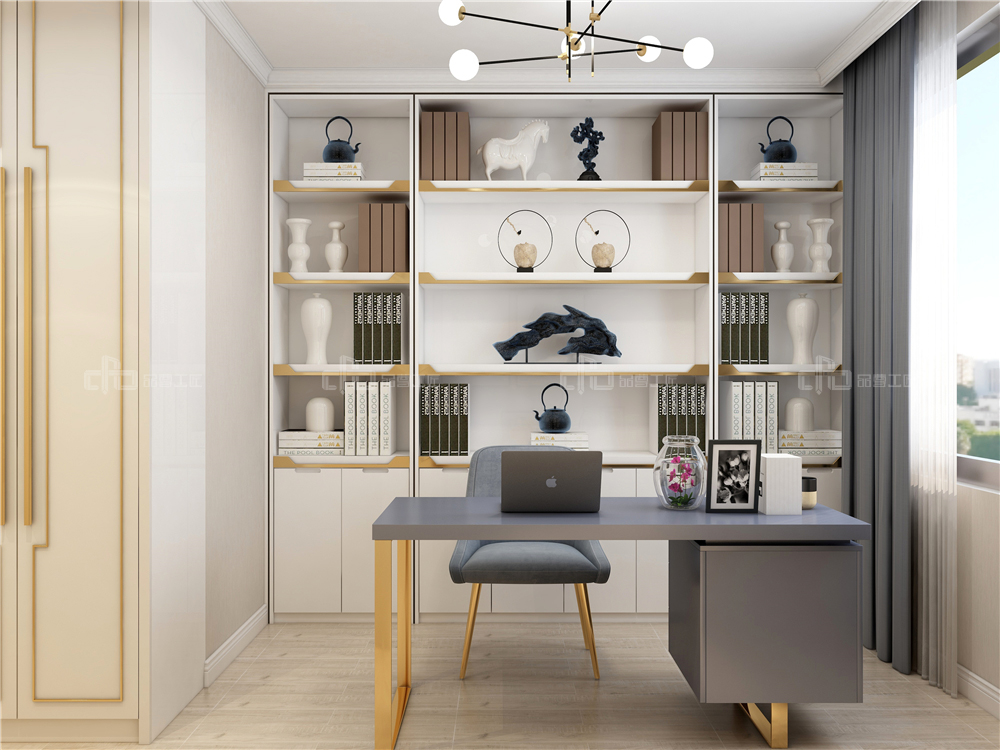 設(shè)計(jì)全屋定制書房的時(shí)候要注意什么？(圖1)