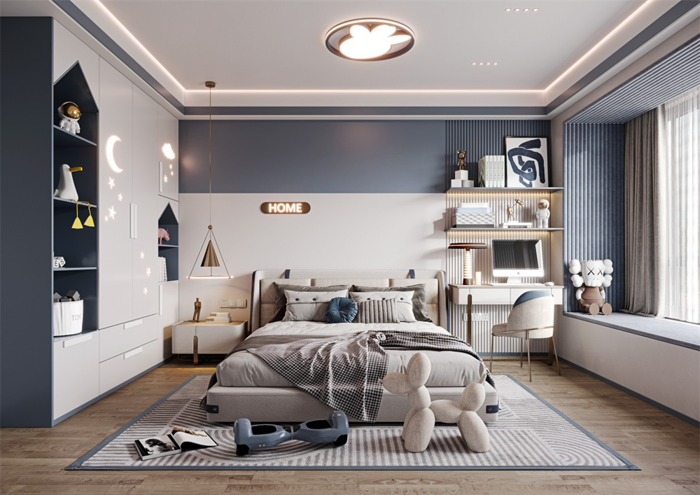 全屋設計兒童房定制要注意什么？(圖2)
