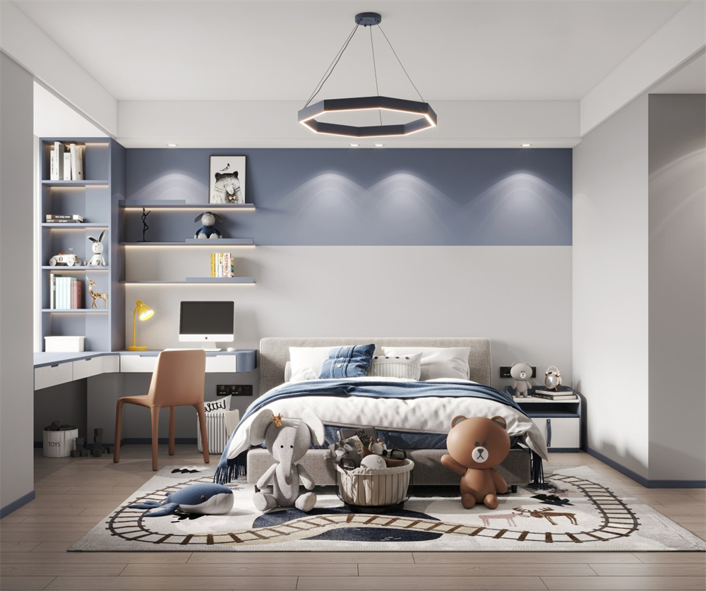 全屋設計兒童房定制要注意什么？(圖3)