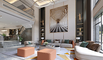 400㎡別院實拍，詩畫意境輕奢風格