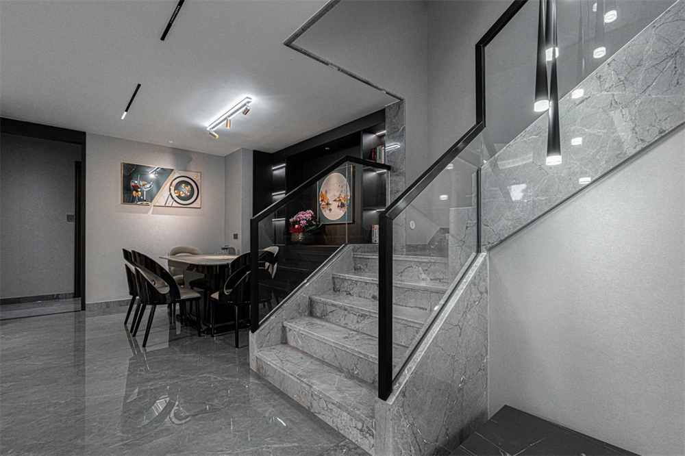 400㎡別院實(shí)拍，詩畫意境輕奢風(fēng)格(圖7)