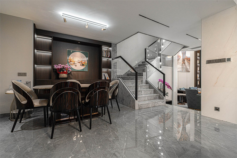 400㎡別院實(shí)拍，詩畫意境輕奢風(fēng)格(圖8)