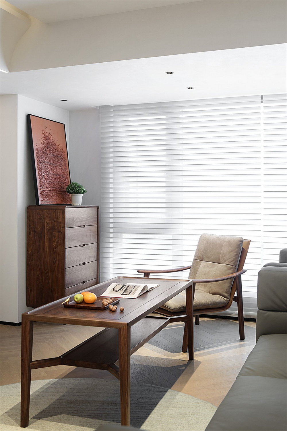 200㎡大平層整木定制，現(xiàn)代極簡風(fēng)格(圖6)