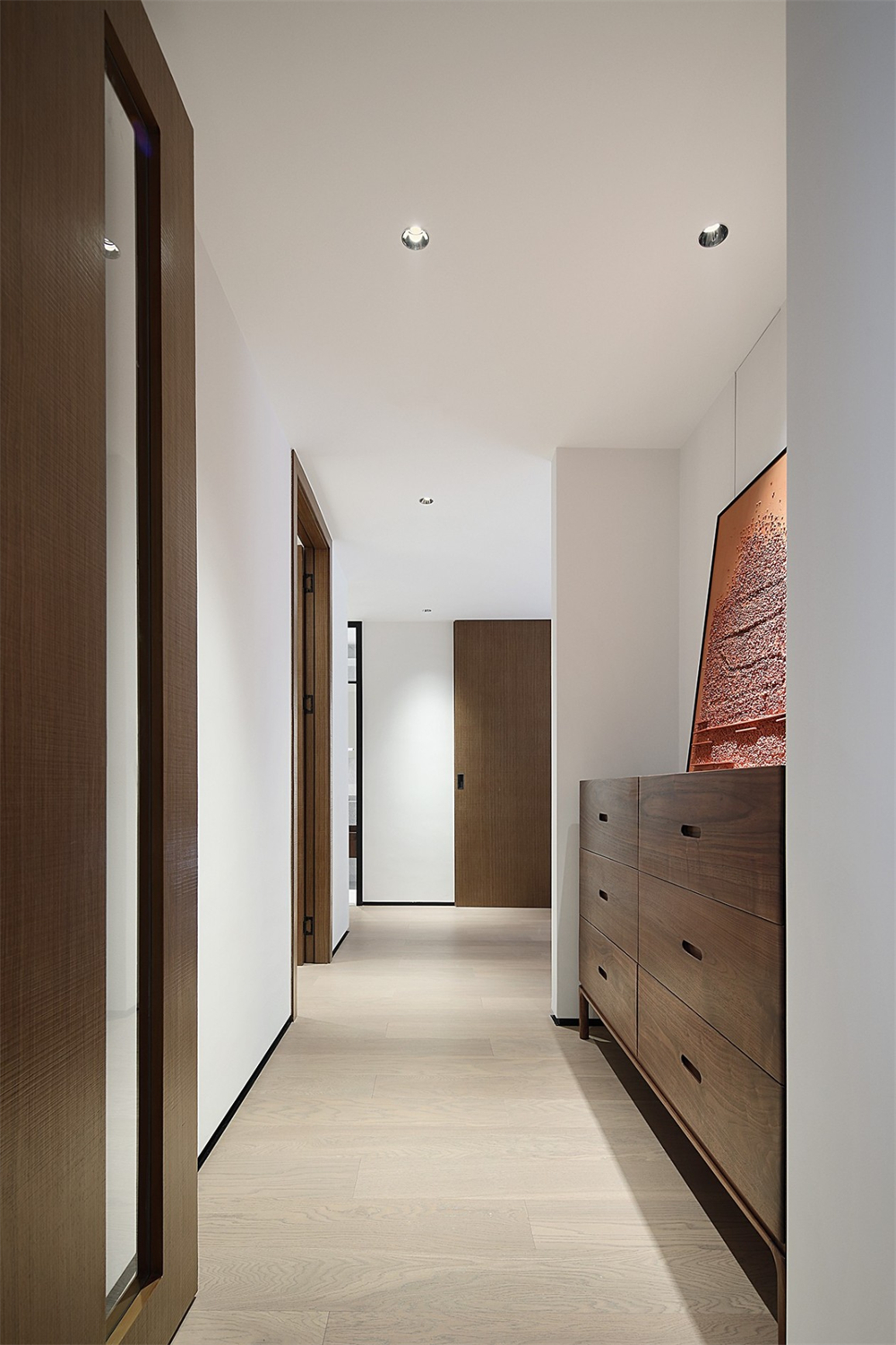 200㎡大平層整木定制，現(xiàn)代極簡風(fēng)格(圖13)