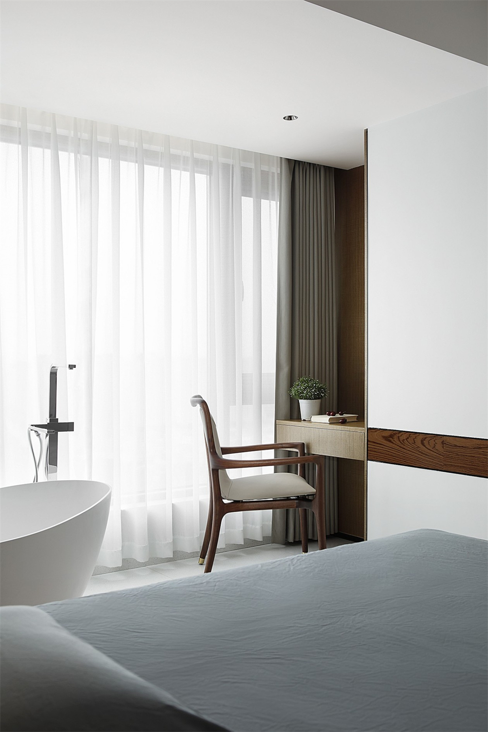 200㎡大平層整木定制，現(xiàn)代極簡風(fēng)格(圖19)