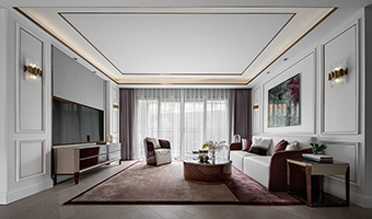 120㎡整木定制住宅，浪漫法式風格