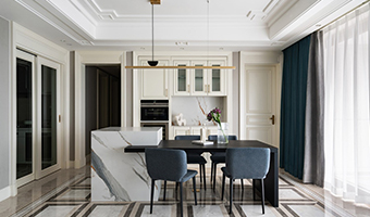 148㎡簡歐輕奢案例設(shè)計，舒適浪漫整木定制