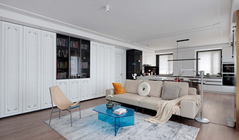 143㎡簡約法式，高級而浪漫的美居