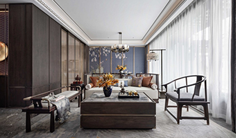 345㎡新中式整木定制別墅，中式宅院設計案例