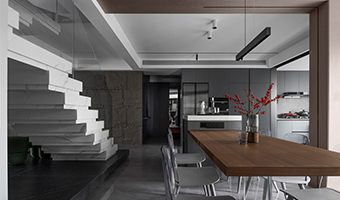 138㎡整木定制復(fù)式，現(xiàn)代極簡(jiǎn)輕奢高級(jí)灰