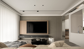 124㎡商品房整木定制，現(xiàn)代簡約風格設計