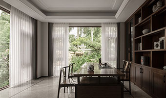 800㎡新中式整木定制，花園別墅設計案例