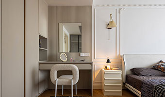 120㎡混油整木定制，浪漫法式輕奢風