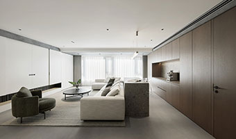 168㎡全屋高定整木設(shè)計(jì)，現(xiàn)代時尚簡約風(fēng)