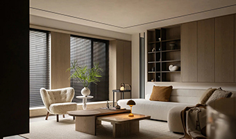 258㎡現(xiàn)代極簡大平層，整木定制裝修設計