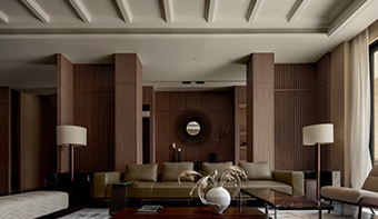 500㎡別墅豪宅整木定制，新中式裝修美學(xué)