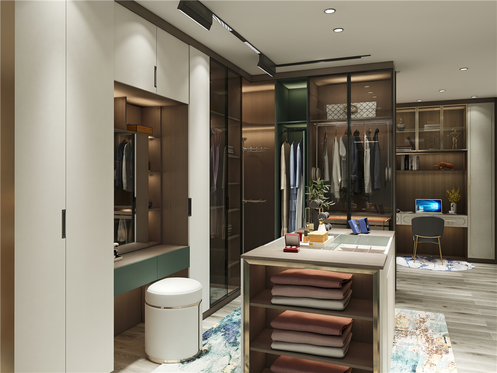 整體衣帽間要不要裝上房門？(圖1)