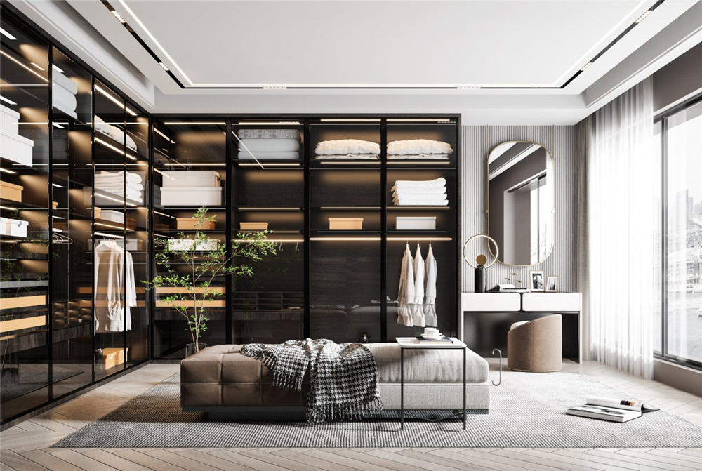 整體衣帽間要不要做島臺？(圖2)