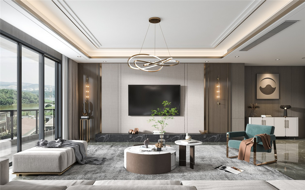 客廳電視背景墻要怎么設(shè)計(jì)？(圖1)