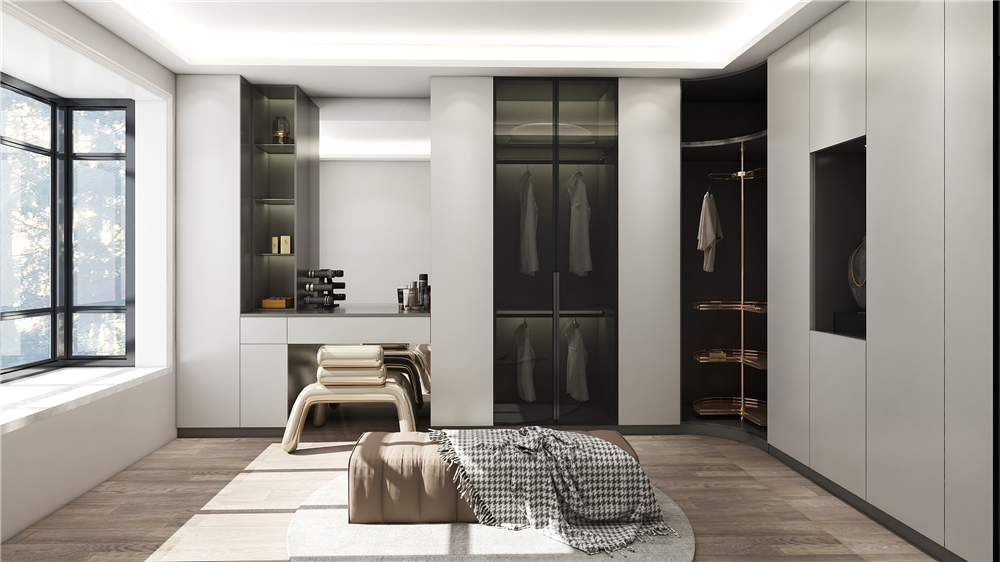 定制衣柜和整體衣帽間有什么區(qū)別？(圖4)