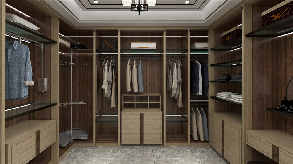 定制衣柜和整體衣帽間有什么區(qū)別？(圖5)